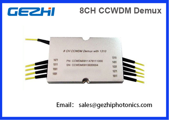 8CH CWDM Mux Demux Compact Coarse Wavelength Division Multiplexer